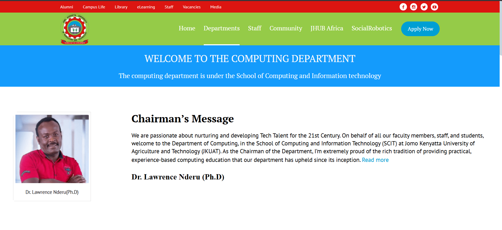 JKUAT COMPUTING WEBSITE