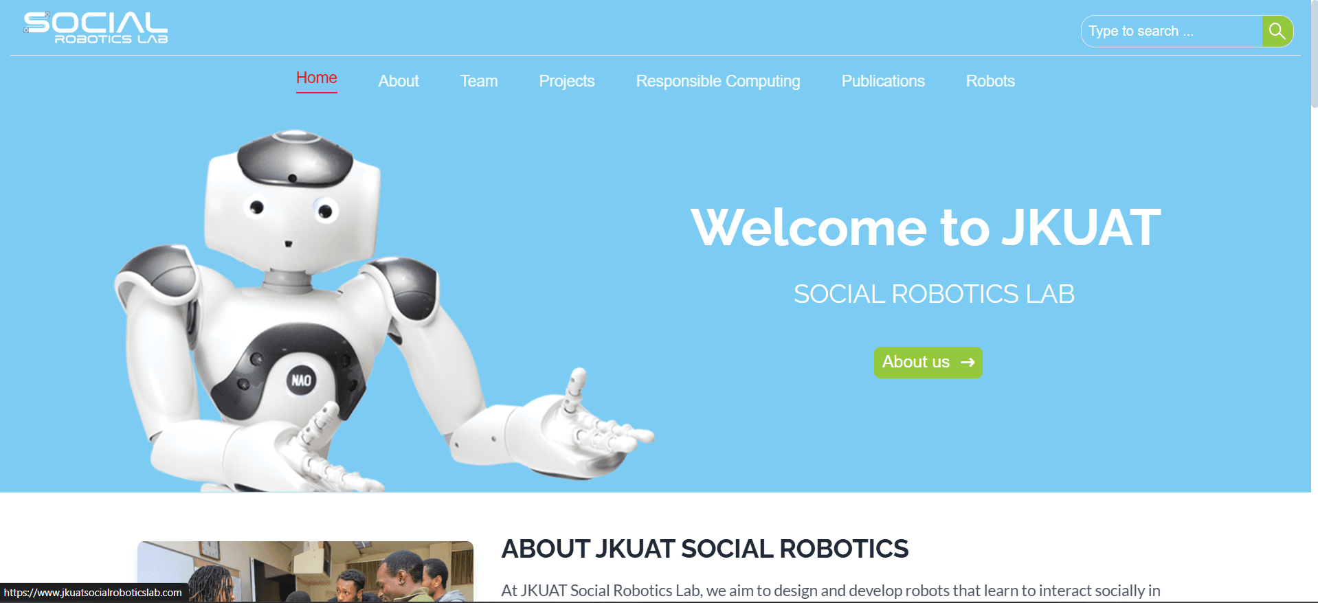 JKUAT SOCIAL ROBOTICS